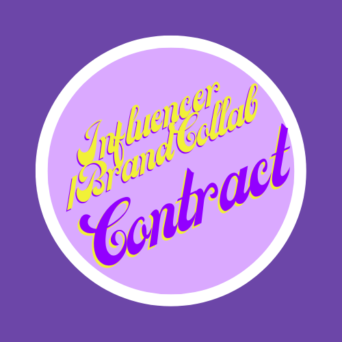 Social Media Influencer/Brand Contract Template